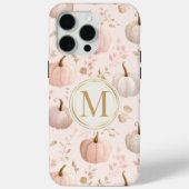 Pastel Pumpkin Monogram - Personalisiert Initial Case-Mate iPhone Hülle (Rückseite)