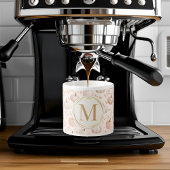 Pastel Pumpkin Monogram - Personalisiert Initial Espressotasse