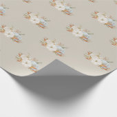 Pastel Pumpkin Pattern Geschenkpapier (Ecke)