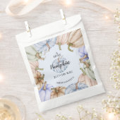 Pastel Pumpkins Blue Boy Baby Dusche Geschenktütchen (Ausgeschnitten)