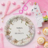 Pastel Pumpkins Fall Pappteller (Party)