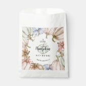 Pastel Pumpkins Gender Neutral Baby Dusche Geschenktütchen (Vorderseite)