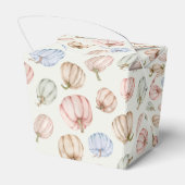 Pastel Pumpkins Neutral Baby Dusche Geschenkschachtel (Rückseite)