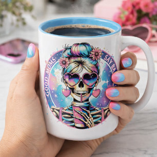 Pastel Punk & elterliche Wahrheiten Zweifarbige Tasse