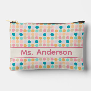 Pastel-Punkte-Schulbedarf-Tasche Zubehörtasche