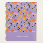 Pastel Purple cool Funky Girly Trendy Planer (Vorderseite)