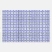 Pastel Purpliana 1b Muster Geschenkpapier Set (Vorderseite)