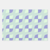 Pastel Purpliana 4 Muster Geschenkpapier Set (Vorderseite 3)