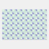 Pastel Purpliana 4 Muster Geschenkpapier Set (Vorderseite 2)