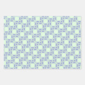 Pastel Purpliana 6 Muster Geschenkpapier Set (Vorderseite)