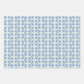 Pastel Purpliana 7 Muster Geschenkpapier Set (Vorderseite)