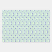 Pastel Purpliana 8 Muster Geschenkpapier Set (Vorderseite 3)
