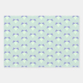Pastel Purpliana 8 Muster Geschenkpapier Set (Vorderseite 2)