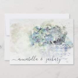 *~* Pastel QR AR26 Blume FOTO UAWG WEDDING  Einladung