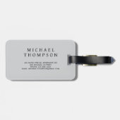 Pastel Quadrant Background Abstract Geometric  Gepäckanhänger (Rückseite horizontal)