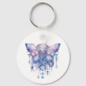 Pastel Quartz-Cluster Schlüsselanhänger (Rückseite)