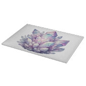 Pastel Quartz-Cluster Schneidebrett (Ecke)