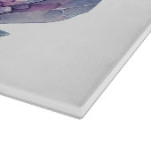 Pastel Quartz-Cluster Schneidebrett (Ecke)