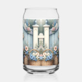 Pastel Raccoon Letter Garden Dosenglas (Rechts)