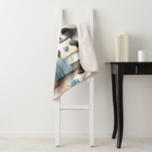 Pastel Raccoon Letter Garden Sherpadecke (Beispiel)