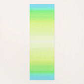 Pastel Rainbow Abstrakt Gradient Ombre Yogamatte (Vorderseite)