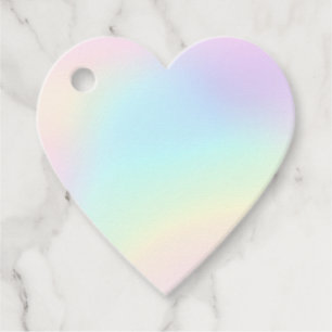 Pastel Rainbow Ästhetische Geburtstagspartei Geschenkanhänger