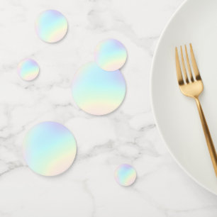 Pastel Rainbow Ästhetische Geburtstagspartei Konfetti