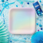 Pastel Rainbow Ästhetische Geburtstagspartei Pappteller (Party)