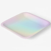 Pastel Rainbow Ästhetische Geburtstagspartei Pappteller (Gewinkelt)