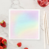 Pastel Rainbow Ästhetische Geburtstagspartei Serviette (Beispiel)
