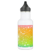 Pastel Rainbow Astral Glitzer Trinkflasche (Rechts)