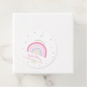 Pastel Rainbow Baby Dusche Geschenkanhänger (Beispiel)