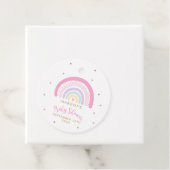 Pastel Rainbow Baby Dusche Geschenkanhänger (Beispiel)