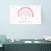 Pastel Rainbow Baby Dusche Willkommen Banner (Messeveranstaltung)