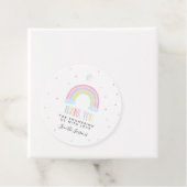 Pastel Rainbow Baby Duschgeschenk Geschenkanhänger (Beispiel)
