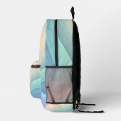 Pastel Rainbow Bedruckter Rucksack (Rechts)