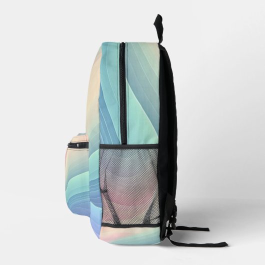 Pastel Rainbow Bedruckter Rucksack (Rechts)