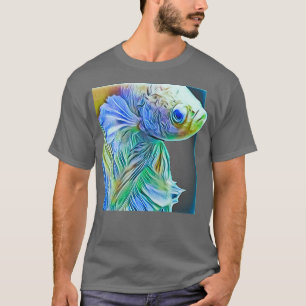 Pastel Rainbow Betta Fisch Aquarium Fantastische T T-Shirt