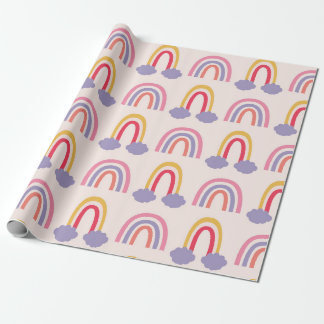 Pastel Rainbow Bliss Geschenkpapier