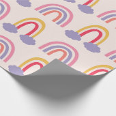 Pastel Rainbow Bliss Geschenkpapier (Ecke)