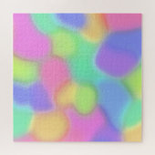 Pastel Rainbow Blobs Jigsaw Puzzle (Horizontal)