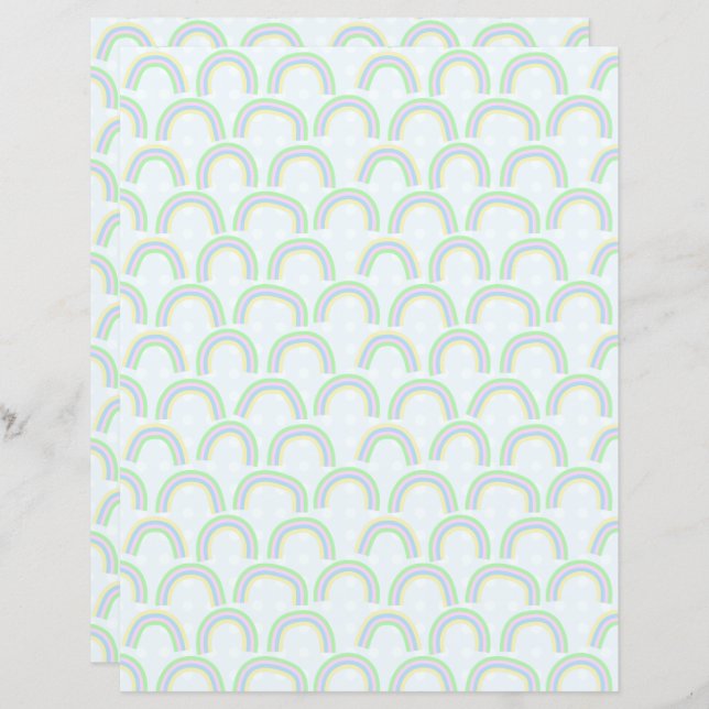 Pastel Rainbow Blue (Vorne/Hinten)