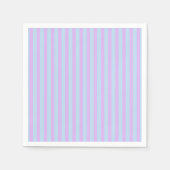Pastel Rainbow Blue & Lilac Stripes Découpage Serviette (Vorderseite)