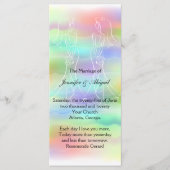 Pastel Rainbow Brides Wedding Program Programm (Vorderseite)