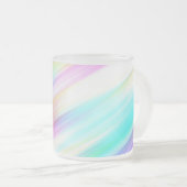 Pastel Rainbow Brush Strokes Mattglastasse (VorderseiteRechts)