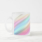 Pastel Rainbow Brush Strokes Mattglastasse (Links)