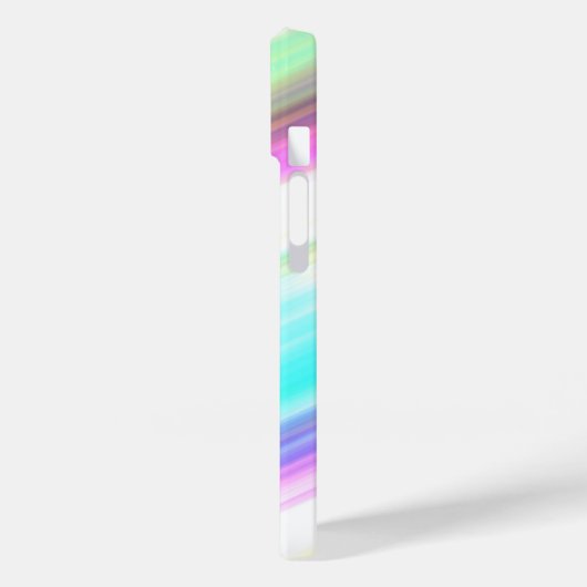 Pastel Rainbow Brush Strokes Personalisiert Case-Mate iPhone Hülle (Rückseite / Links)