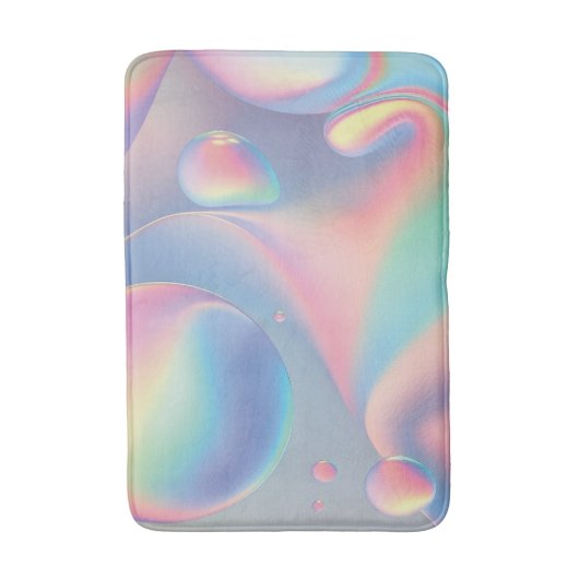 Pastel Rainbow Bubble Medium 20"x30" Badematte (Vorderseite Vertikal)