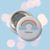 Pastel Rainbow Button