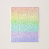 Pastel Rainbow Circles Challenging Jigsaw Puzzle (Vertikal)